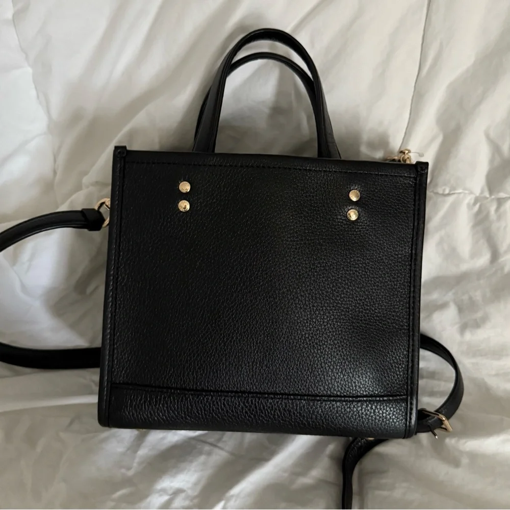 Coach Black Dempsey Tote With Patch